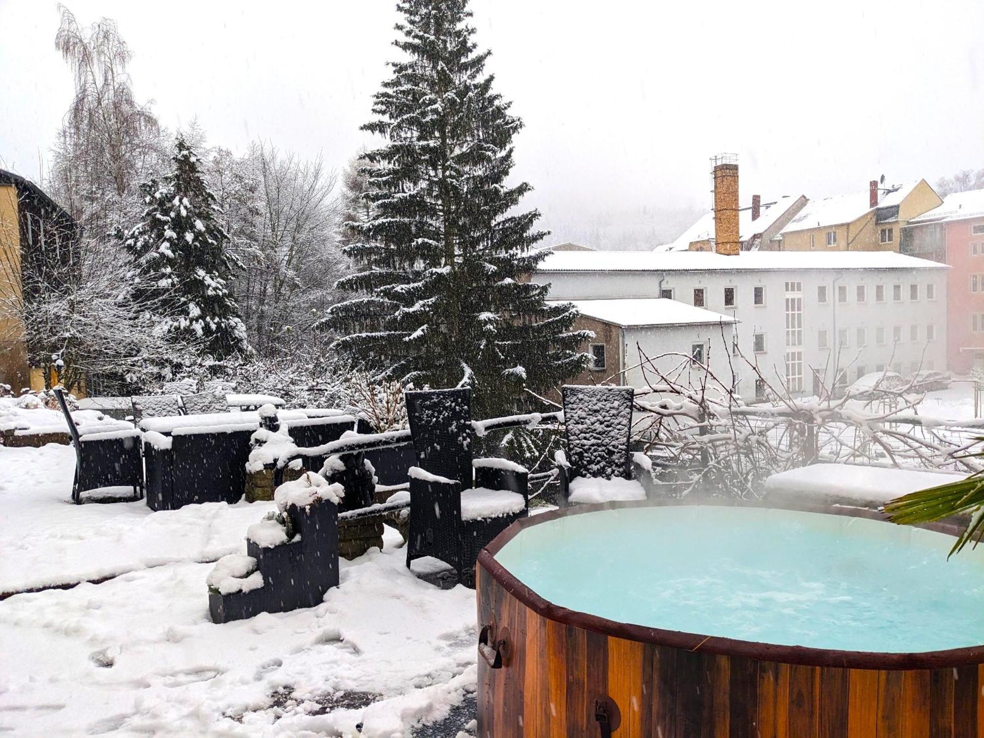 Hw4b - Urlaubsmagie - Zentral Mit Gemeinschaftsgarten, -pool, -sauna & Whirlpool Apartment Sebnitz