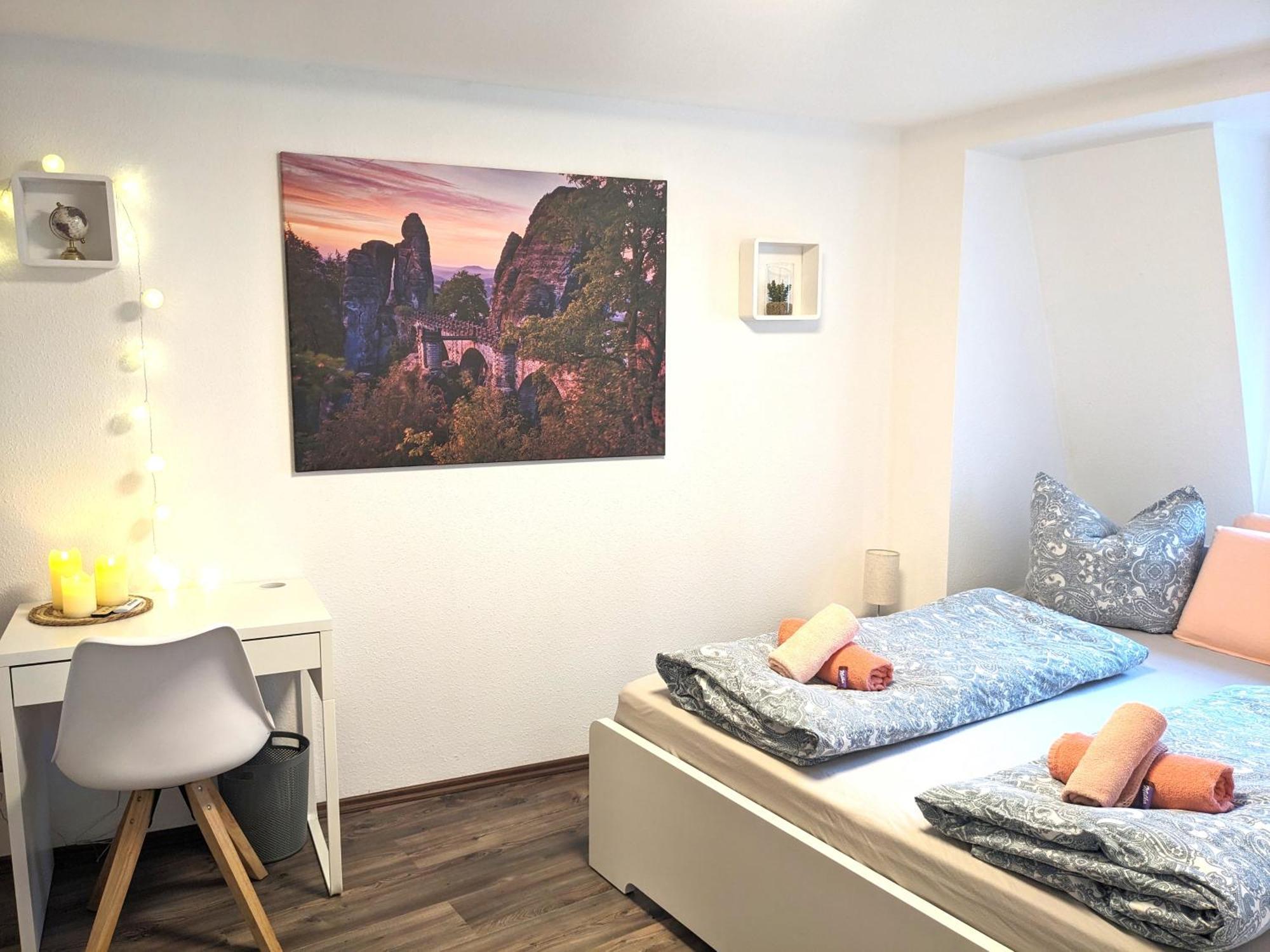 Hw4b - Urlaubsmagie - Zentral Mit Gemeinschaftsgarten, -pool, -sauna & Whirlpool Apartment Sebnitz